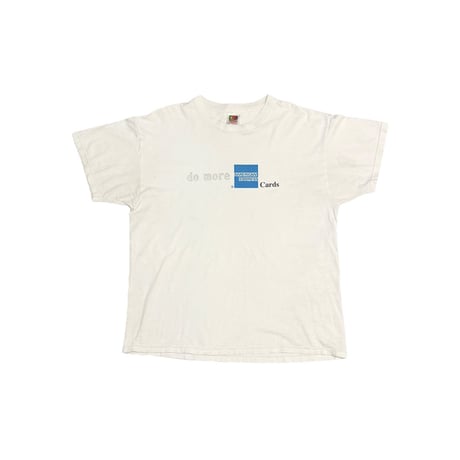 【USED】90's do more AMERICAN EXPRESS Cards T-SHIRT