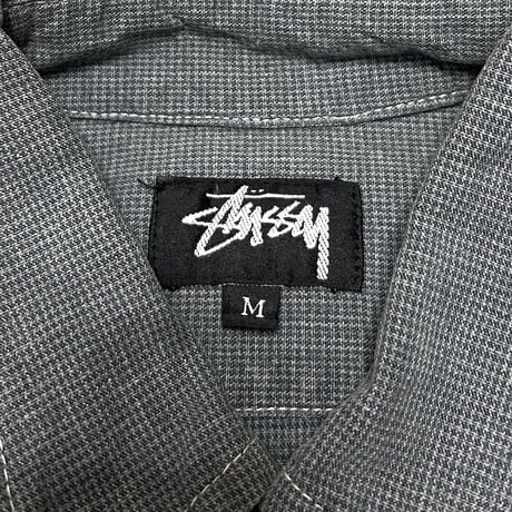 【USED】80'S OLD STUSSY OVERSIZED B.D. SHIRT