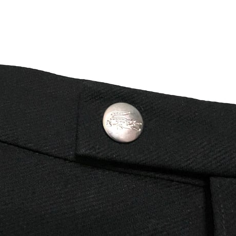 【USED】70's-80's CHEMISE LACOSTE  TENNIS SHORTS BLACK