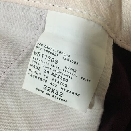 【USED】DICKIES TROUSERS BURGUNDY