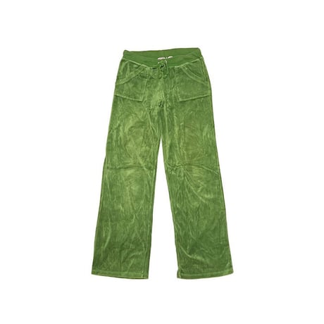 【USED】90'S CELLO USA VELOR PANTS GREEN