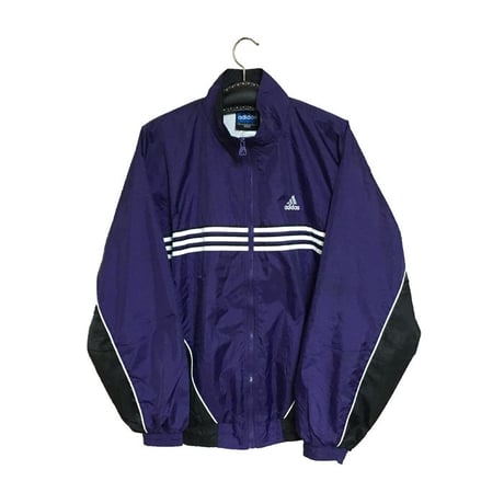 【USED】90'S ADIDAS NYLON JACKET PURPLE