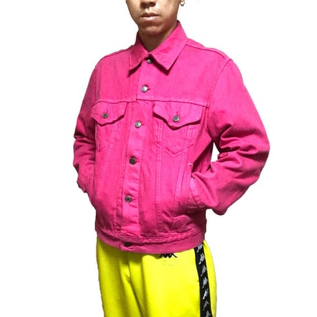 【USED】LEVI'S NEON PINK DENIM JACKET
