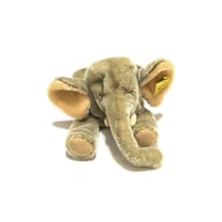 【USED】60's Steiff Sleeping Elephant Plush Toy