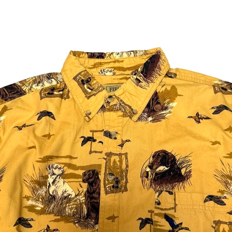 【USED】90's-00's FIELD TESTED by OUTDOORLIFE HUNTING DOG B.D SHIRT