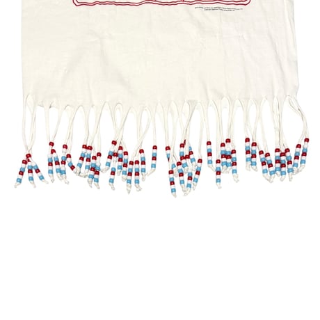 【USED】80's Elvis Presley ID CARD BEADED FRINGE T-SHIRT