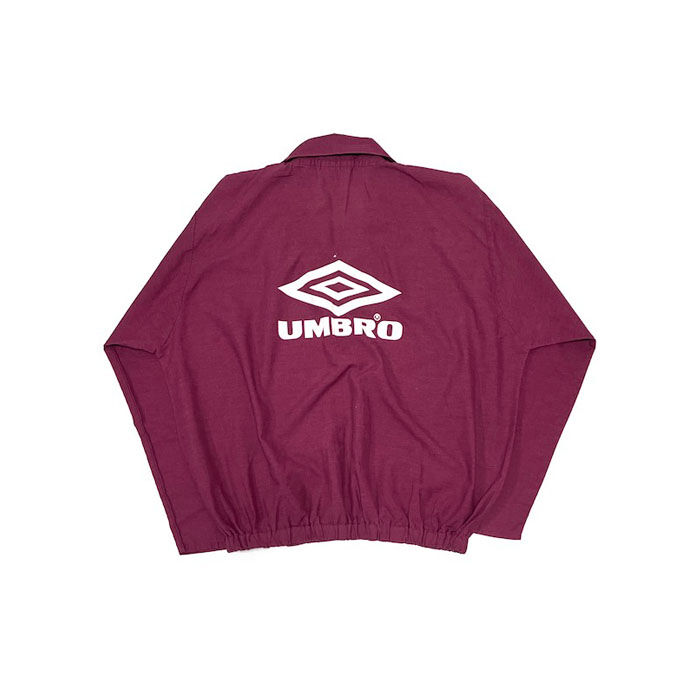 90's UMBRO ドリルトップ　スコットランド USED】90'S OLD UMBRO DRILL TOP BURGUNDY | KONBINI
