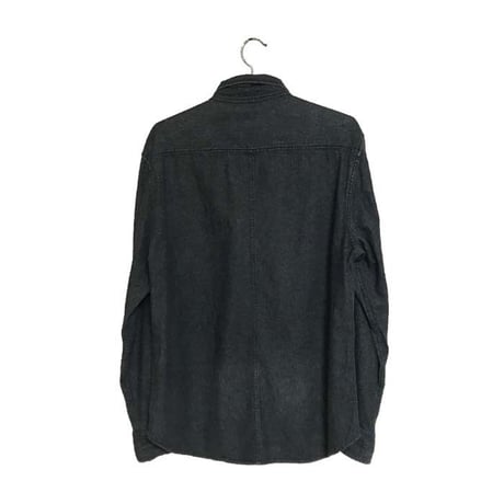 【USED】POLO JEANS OVERSIZED DENIM SHIRT BLACK