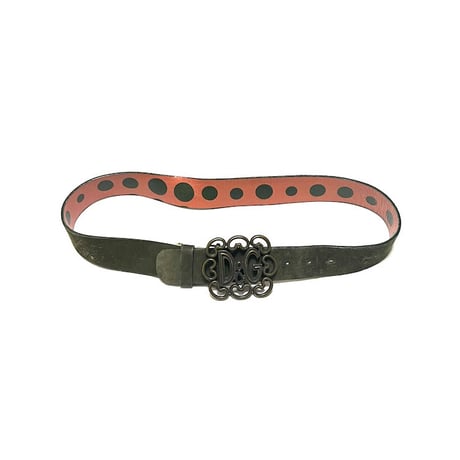 【USED】00's D&G DOLCE&GABBANA  Y2K BUCKLE BELT