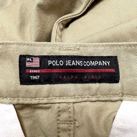 【USED】00'S POLO JEANS COMPANY  RALPH LAUREN DIFFERENT SIDE POCKTS PANTS