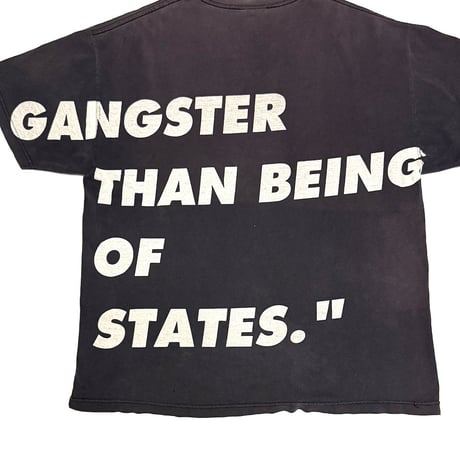 【USED】SUPREME × TET 2007AW Goodfellas “Gangster” T-shirt Fade Black