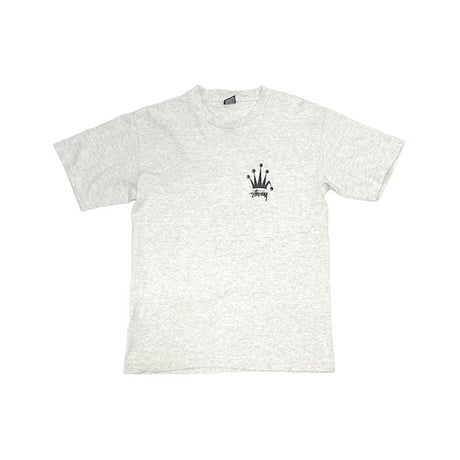 【USED】90'S OLD STUSSY CROWN T-SHIRT