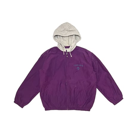 【USED】90's-00's Eddie Bauer COTTON NYLON JACKET with HOOD