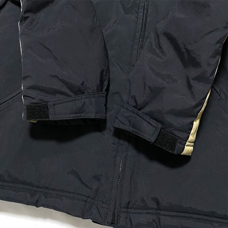【USED】90'S-00'S STUSSY OUTDOOR PADDED NYLON JACKET BLACK