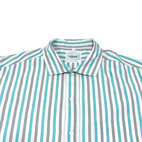 【USED】90'S STRIPE SHIRT MADE IN FRANCE