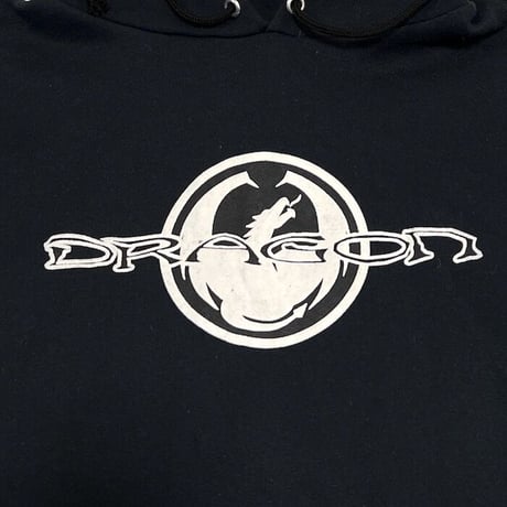【USED】90'S DRAGON PRINTED ON THE HOOD LOGO PARKA