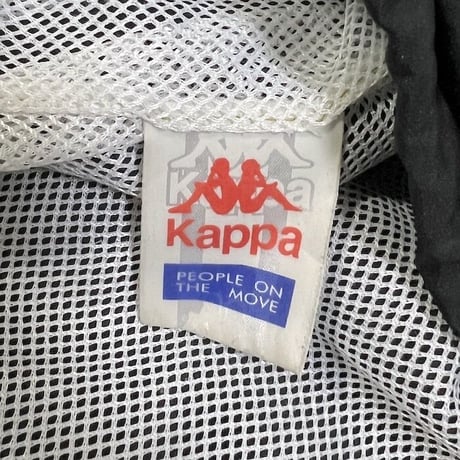 【USED】90'S KAPPA POLY TRACK JACKET BLACK