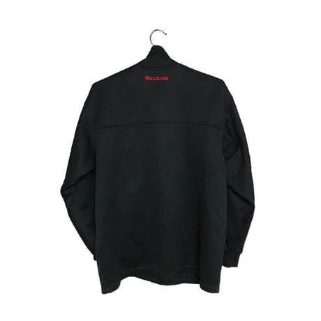 【USED】90'S REEBOK  TRACK JACKET BLACK×RED
