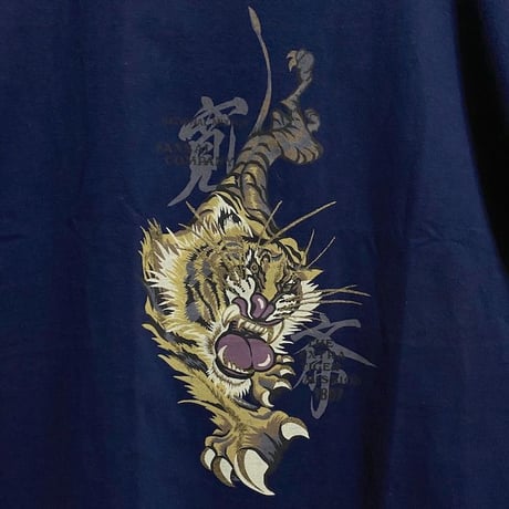 【DEAD STOCK】90'S KANSAI YAMAMOTO TORA T-SHIRT (ONEITA BODY)