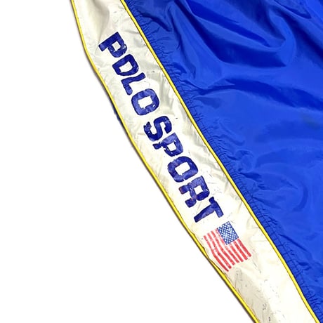 【USED】90's POLO SPORT RALPH LAUREN NYLON TRACK PANTS