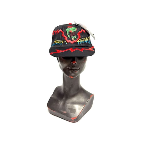 【DEAD STOCK】1996 VEGA × Street Fighter II “Blanka”② Snapback Cap Made for Italy