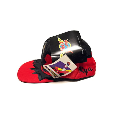 【DEAD STOCK】1996 VEGA × Street Fighter II “Ryu”② Snapback Cap Made for Italy
