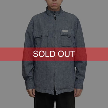 【USED】00's airwalk SQUARE LATTICE PATTERN LIGHT JACKET