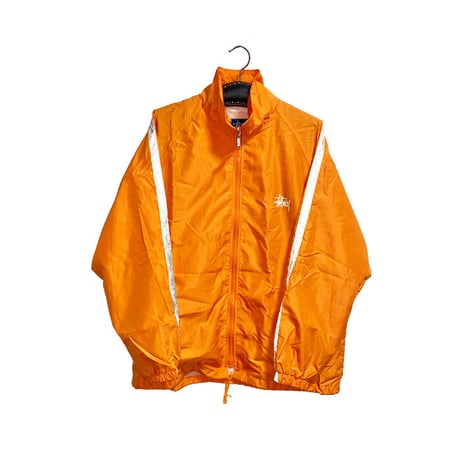【USED】90'S STUSSY SPORT NYLON JACKET ORANGE
