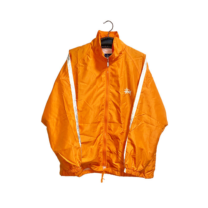 USED】90'S STUSSY SPORT NYLON JACKET ORANGE | K USED】90'S STUSSY SPORT NYLON JACKET ORANGE | K