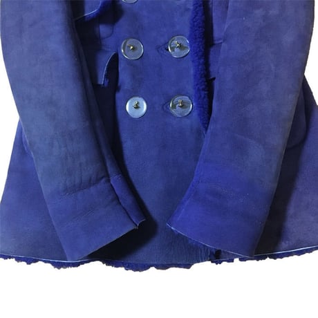 【USED】90'S VIVIENNE WESTWOOD GOLD LABEL MOUTON COAT PURPLE