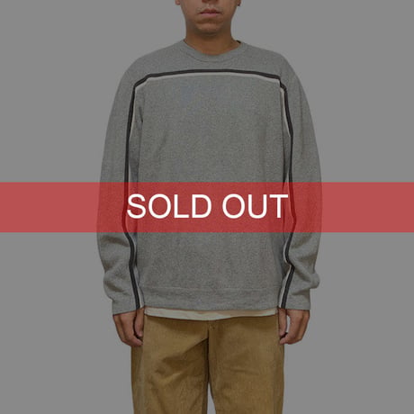 【USED】90'S-00'S CK CALVIN KLEIN LINE COTTON KNIT SWEATER
