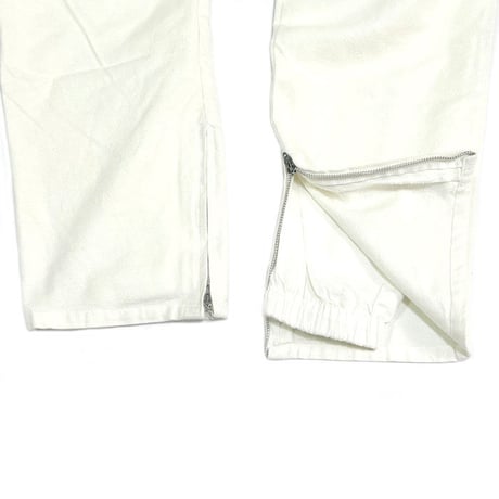 【DEAD STOCK】HELMUT LANG 1998 AW WHITE MOLESKIN ASTRO BIKER PANTS
