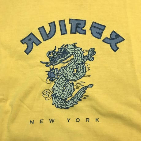 【USED】90'S AVIREX DRAGON T-SHIRT