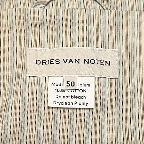 【USED】90's DRIES VAN NOTEN PEAKED LAPEL STRIPE JACKET