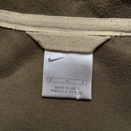 【USED】00's NIKE ONE BOWERMAN DRIVE TAG SOFTSHELL JACKET BEIGE