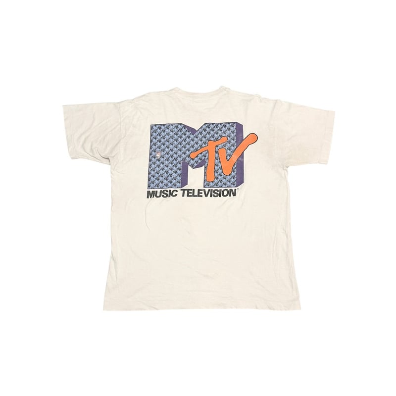 USED】90's MTV Mohawk Punk Double Sided T-shirt