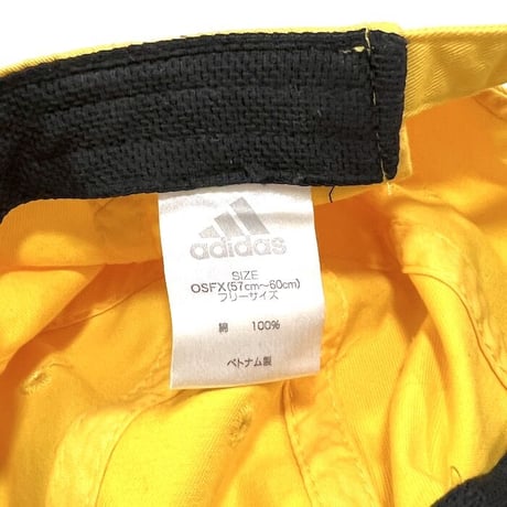 【USED】00'S ADIDAS CAP YELLOW
