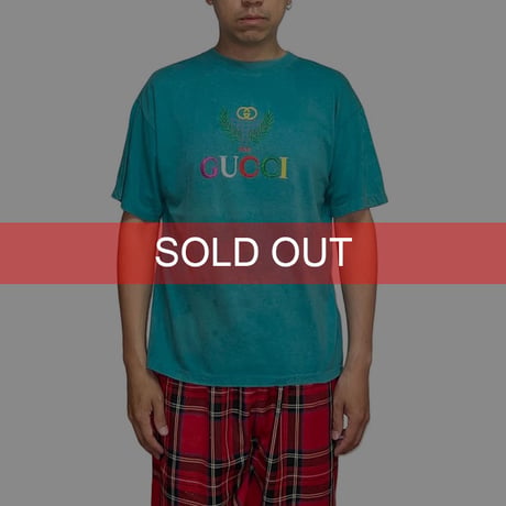 【USED】80's-90's BOOTLEG EMBROIDERED LOGO T-SHIRT