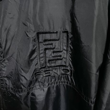 【USED】90'S FENDI JEANS HOODED ZIP JACKET