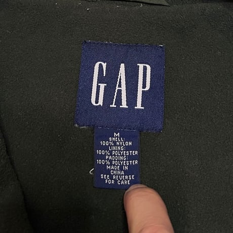 【USED】90's OLD GAP TACTICAL NYLON VEST KHAKI
