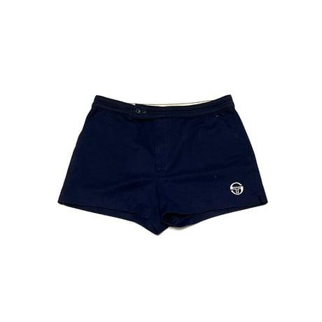 【USED】70's-80's Sergio Tacchini TENNIS SHORTS NAVY