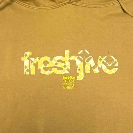 【USED】90's-00's freshjive OPTICAL SIGNATURE SERIES SWEAT PARKA