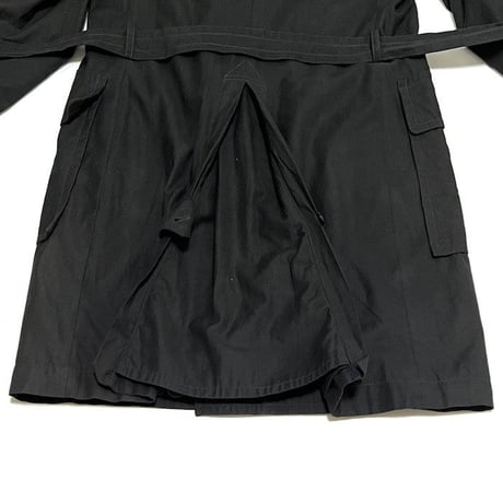 【USED】00'S MARTIN MARGIELA WHITE LABEL COAT BLACK