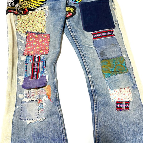 【USED】70'S LEVIS BIG "E" PATCHWORK JEANS