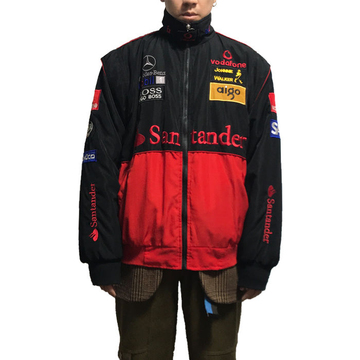 USED】MERCEDES-BENZ WAPPEN RACING JACKET | KONBINI