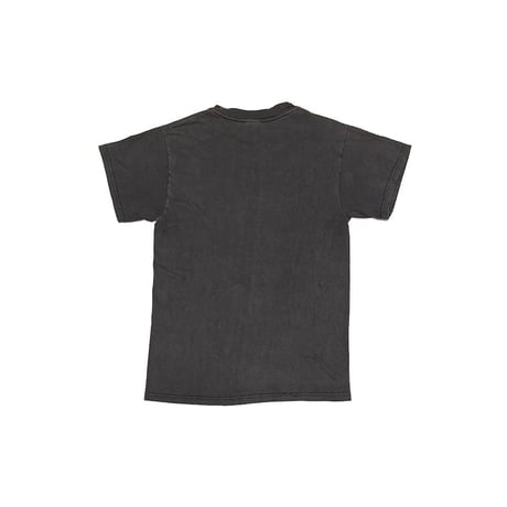 【USED】00's MoMA Logo Print T-shirt Fade Black