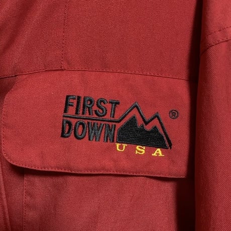 【USED】90'S FIRST DOWN MOUNTAIN JACKET RED