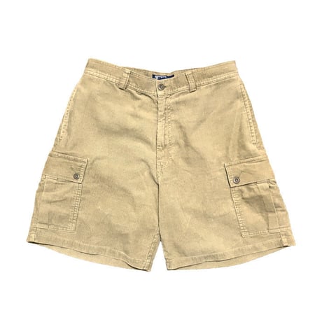 【USED】90'S POLO BY RALPH LAUREN CORDUROY CARGO SHORTS