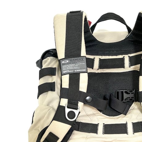 【USED】00'S OAKLEY AP 1.0 BACKPACK BEIGE TACTICAL FIELD GEAR MECHANISM PACK