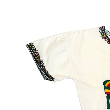 【USED】80's "I LOVE ETHIOPIA" Embroidered Tunic